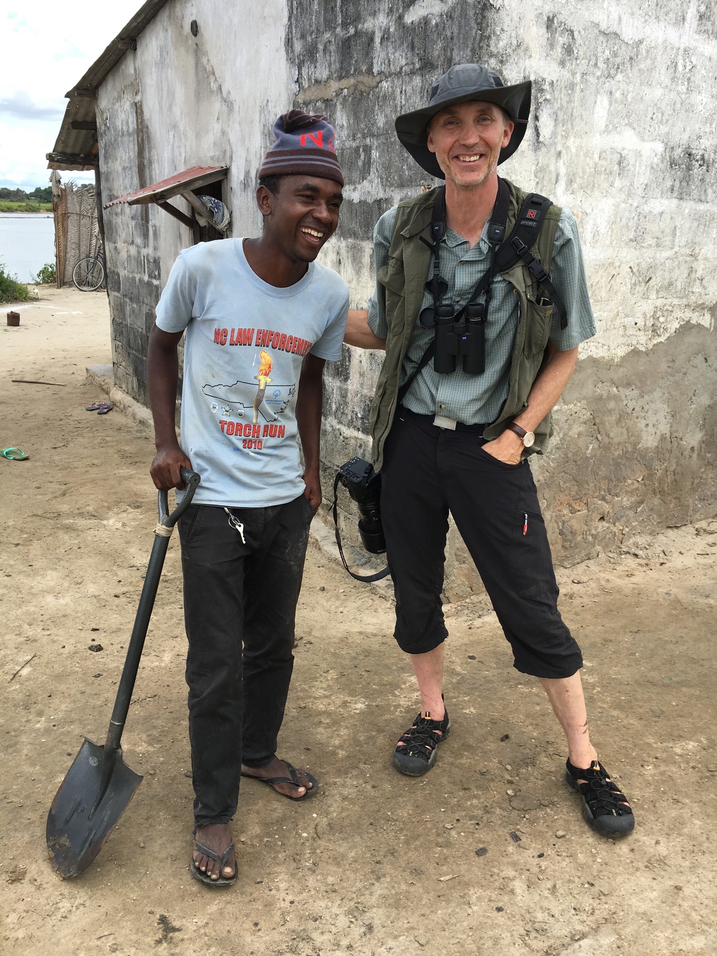 Local guide and me Bagamoyo